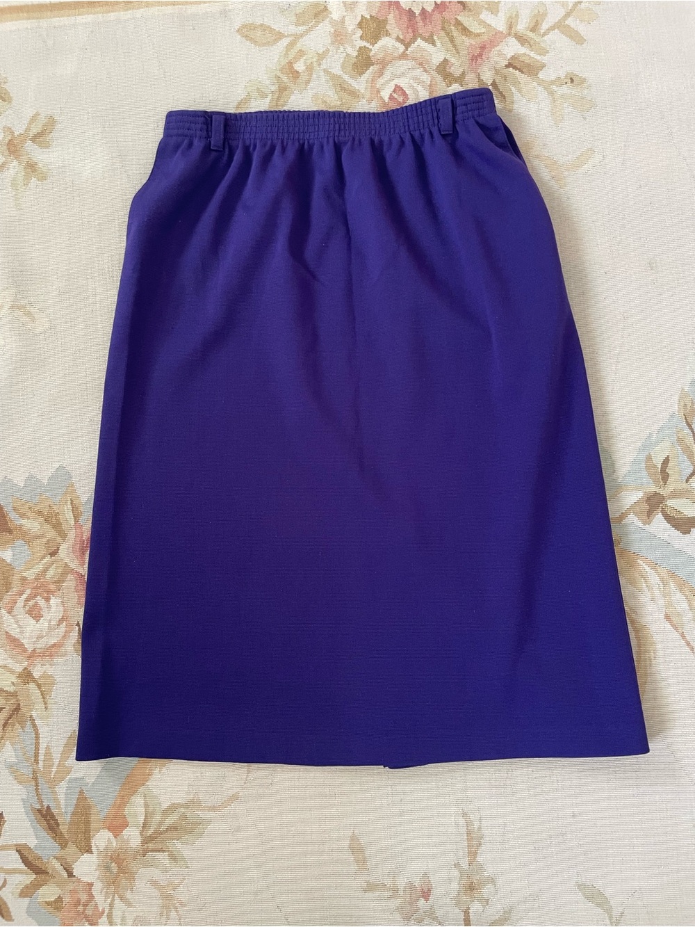 Alfred Dunner Royal Purple Pencil Skirt